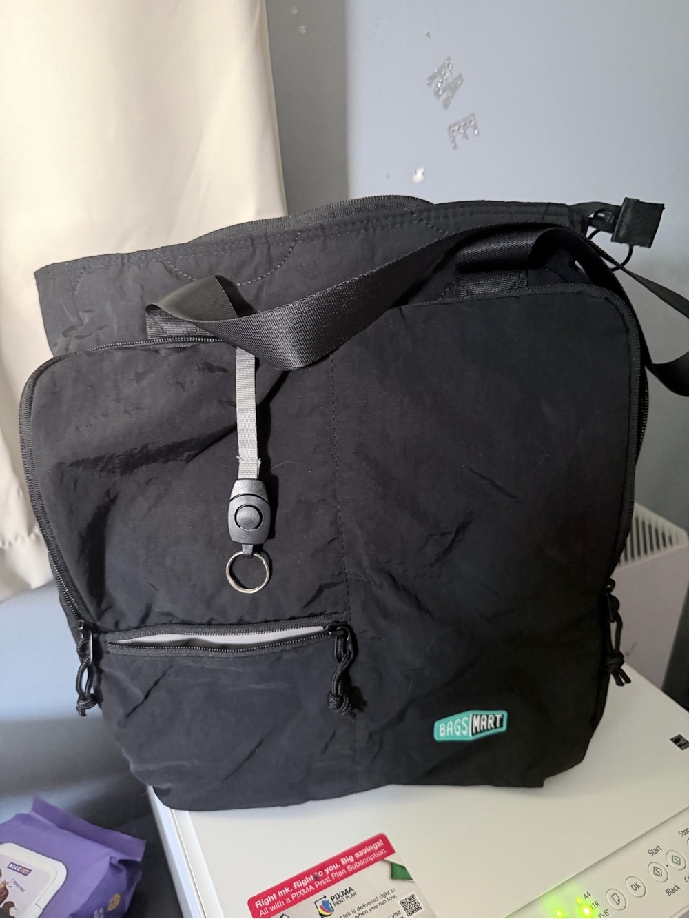 BAGS MART Black Women's Backpack - Everyday City Tote